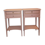 Pretty Pair of bedside tables style Louis XVl