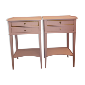 Pretty Pair of bedside tables style Louis XVl