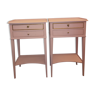 Pretty Pair of bedside tables style Louis XVl