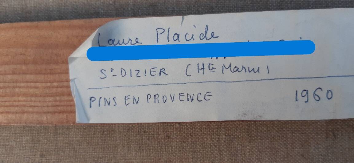 Laure Placide 1917-2014 – Pins in Provence, Ménerbes, August 1960
