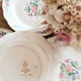 Set of 6 Digoin&Sarreguemines dessert plates