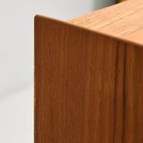 Restored teak bureau desk