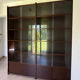 Large vintage library/display cabinet