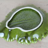 Ceramic dish cabbage leaf-shape