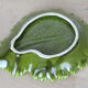 Ceramic dish cabbage leaf-shape