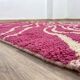 Traditional artisan beni ourain rug Bordeaux 150/250 cm