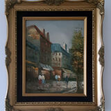 Tableau scène parisienne d’après Henri Rogers