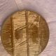 9 plates in straw slurry val d or creation made in france vintage