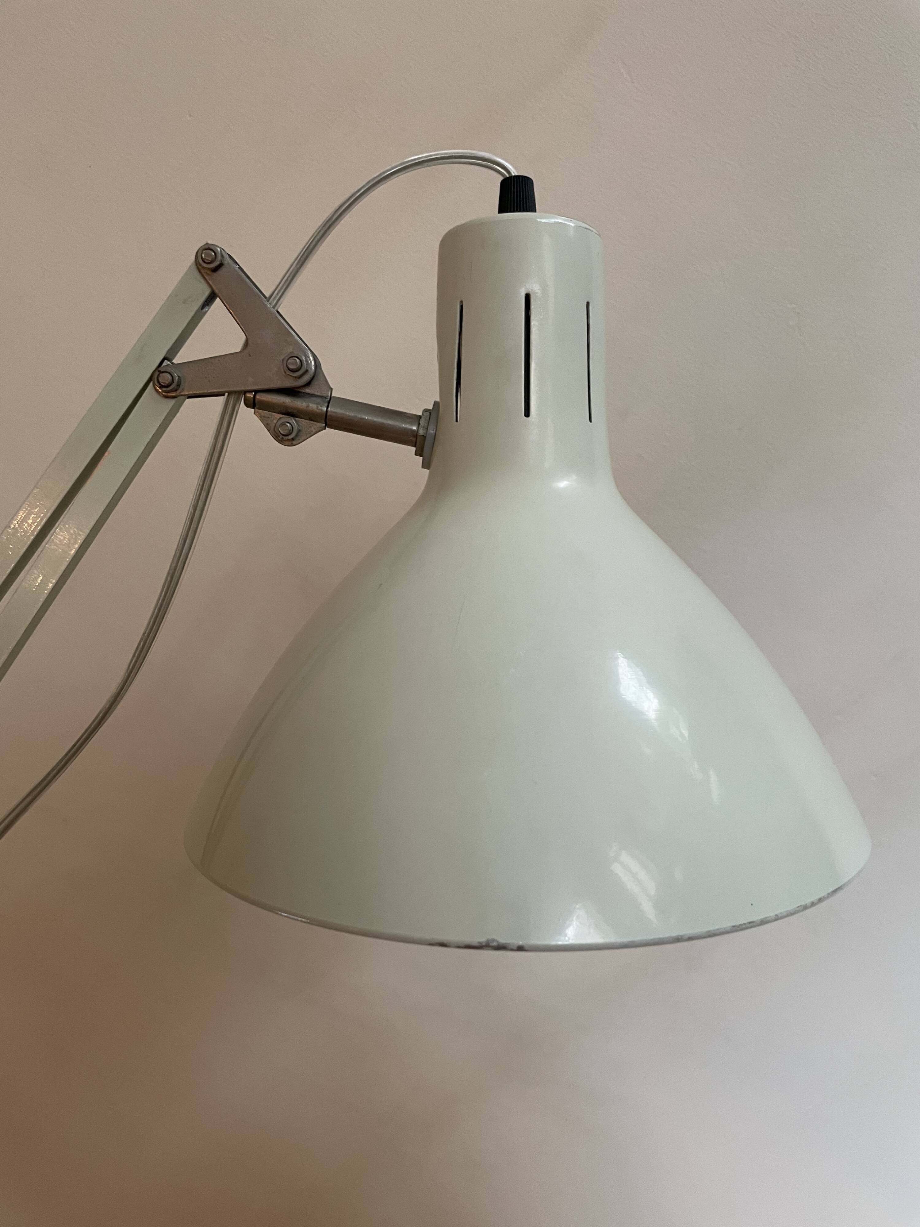 Adjustable and rollable standing light by H. Busquet for Hala Zeist