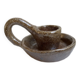 bougeoir en céramique poterie années 70