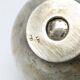 Mid-century modern sugar bowl, silver-plated brass, HEFRA, Poland, 1960s