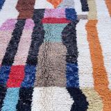 Authentic Moroccan wool rug handwoven, 250x150 cm