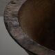 Large hand-carved African wooden bowl, mid-20th century.