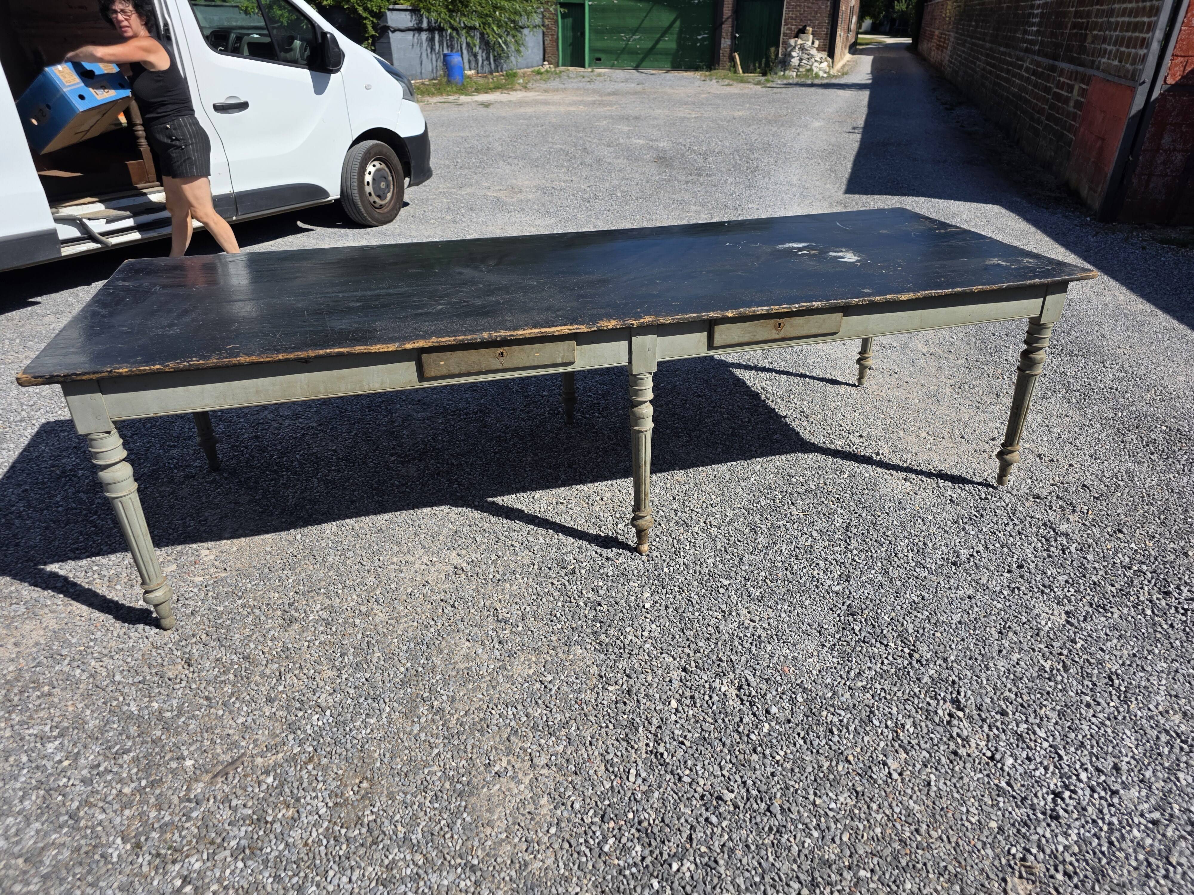 Old farmhouse table, 300 × 108cm