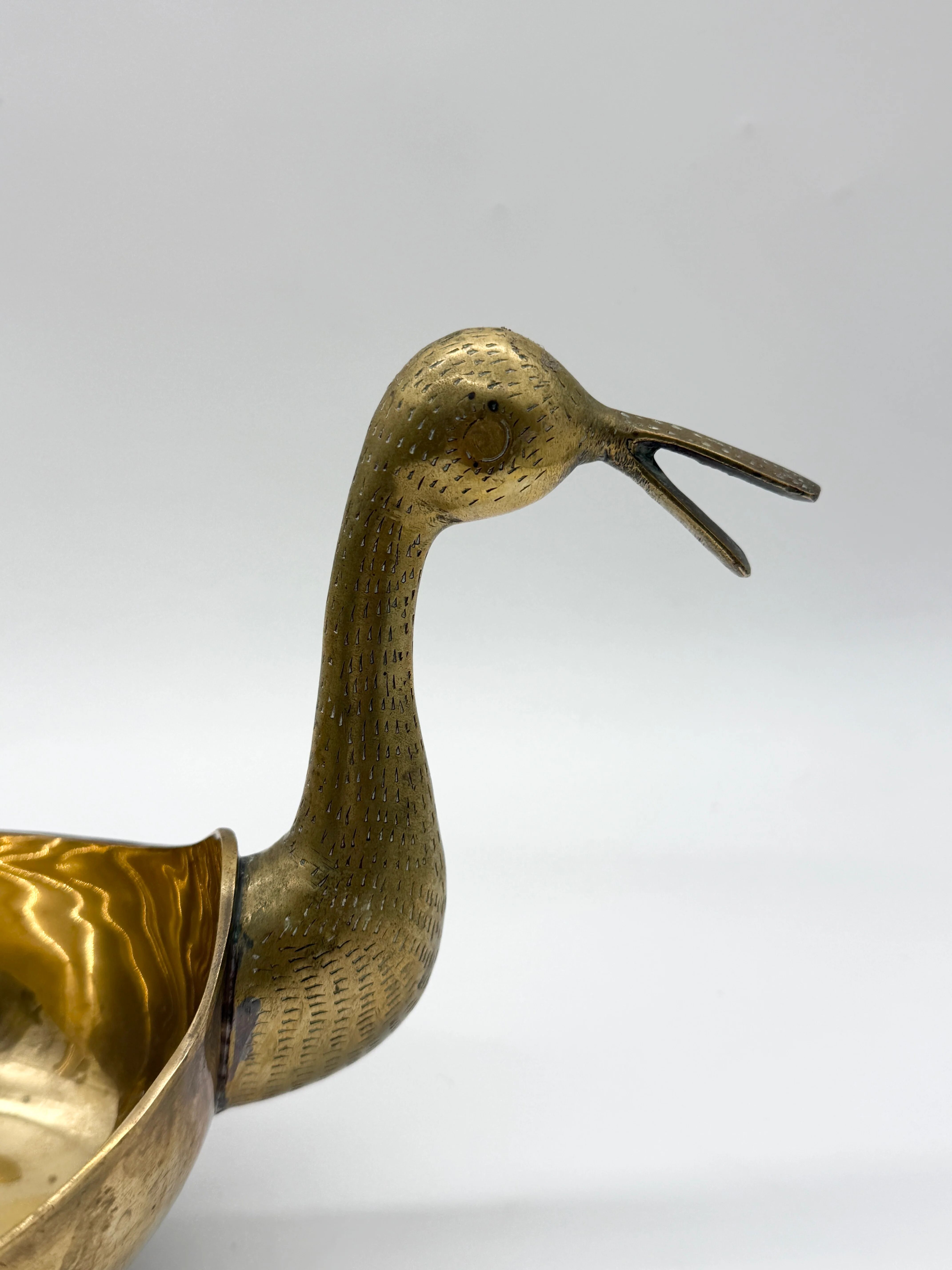 Table centre "ducks" in brass – circa 1950s