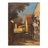 HSP painting "Savigny" (Côte d'Or) by Gaetan Montagney