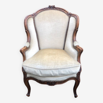 Louis XV wingback armchair