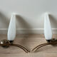 Pair of vintage 60s wall lights