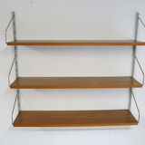 Scandinavian modular wall shelf