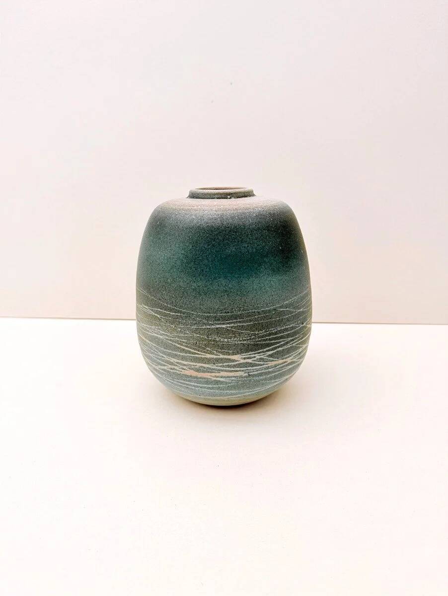 Ceramic vase signed, circa 1970