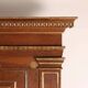 Ancien buffet avec étagère en noyer, Italie, XVIIe siècle