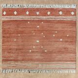 Handmade Moroccan terracotta rug, 150/250cm