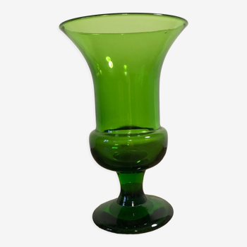 Medici vase in vintage green glass