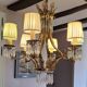 Bronze chandelier with 6 light pendants