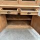 Solid elm dresser, early 20th century