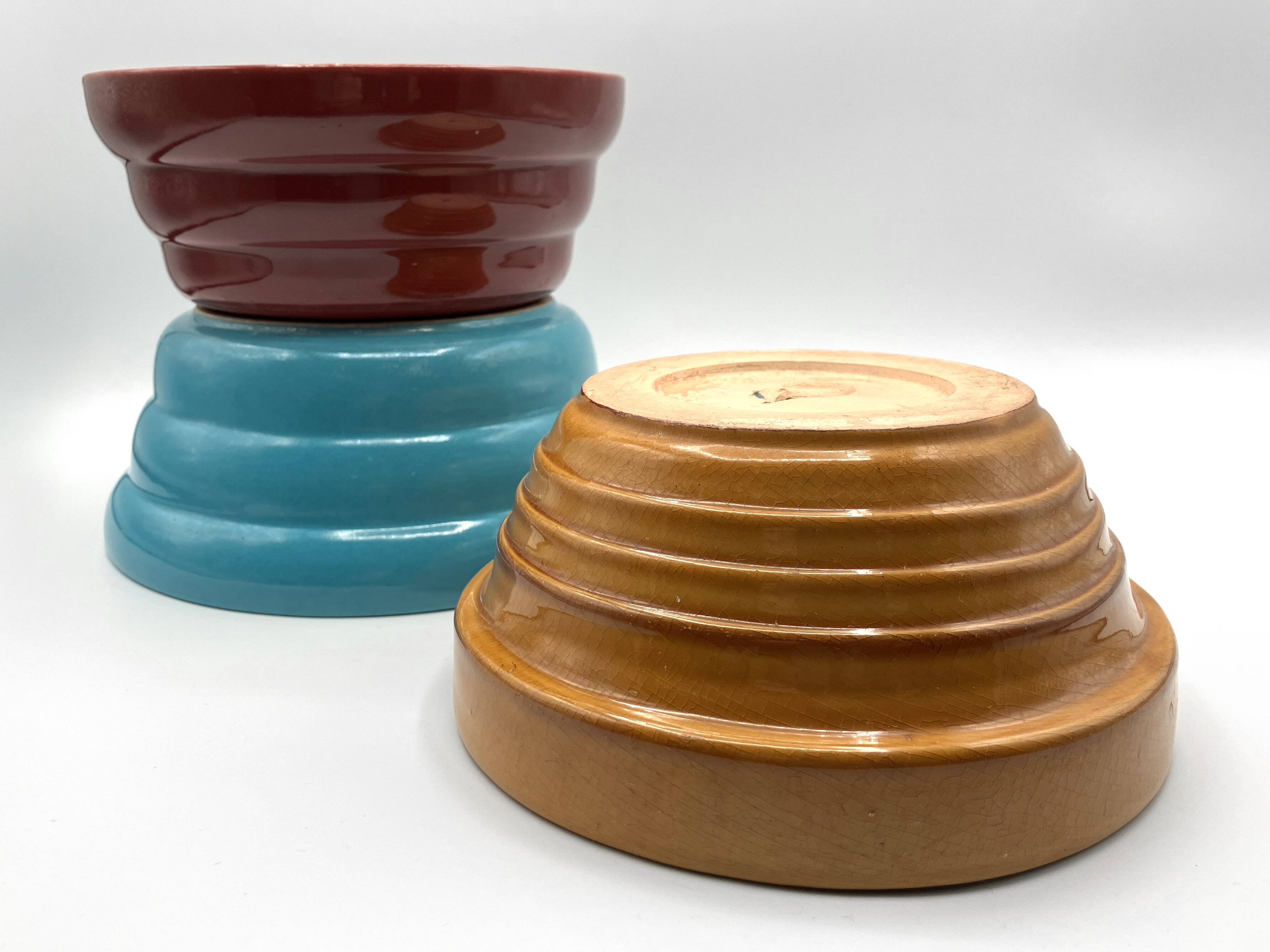 Trio of 1950s ceramic planters