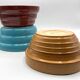 Trio de cache-pots en céramique des années 50
