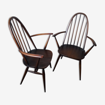 Paire de fauteuils ercol