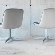 Pair of chairs of Randall Buck for Steelcase Strafor - 1970