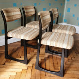 Seventies sled chairs