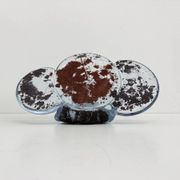 Mid-century abstract glass sculpture, 1970s