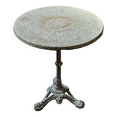 Cast iron bistro table.