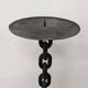 Grand brutalist chandelier in iron chain, 1960s