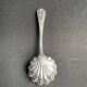 Cake tongs and spoon to sprinkle silver metal