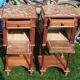 2 tables de chevets en bois massif