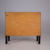 Brutalist sideboard in blackened oak