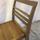 Series of 4 solid wooden chairs by René Gabriel 40/50