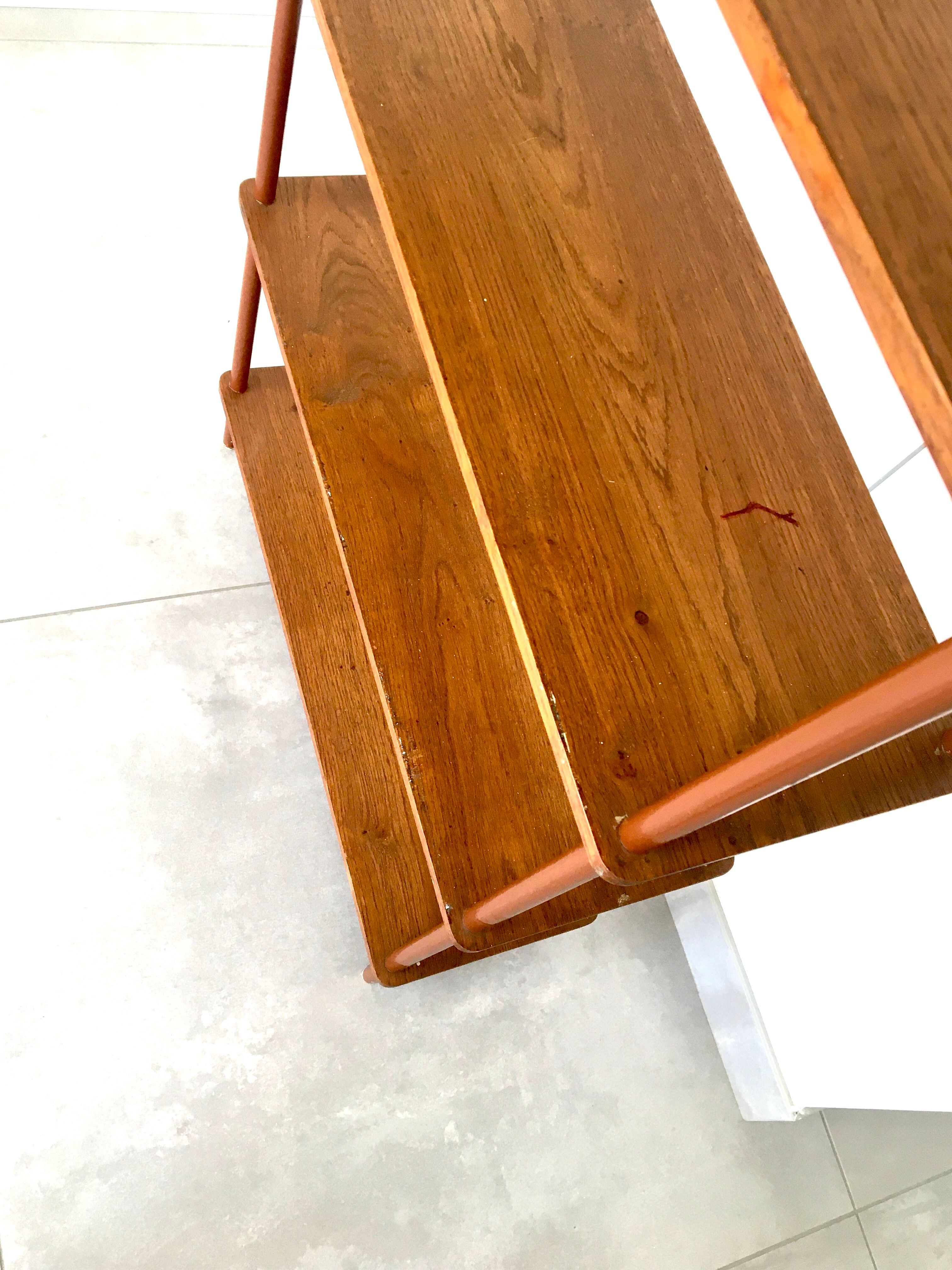 Vintage 60s bookcase shelf