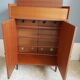 Vintage Shoe cabinet with storage locker on top