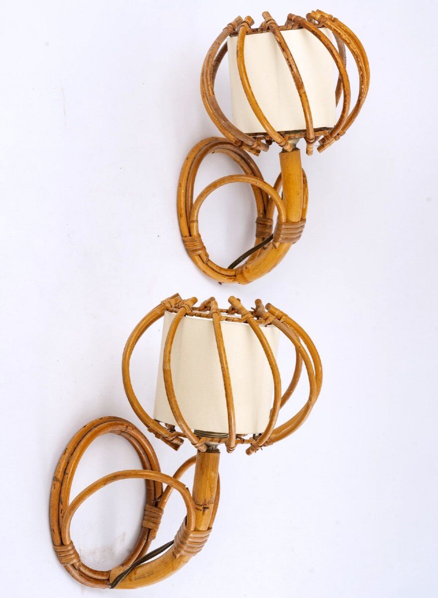 Pair Wall Lamps Known as Lanterns  Period : XXth Century