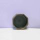 Vintage green hexagonal bowl