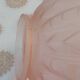 Old pale pink pressed glass globe
