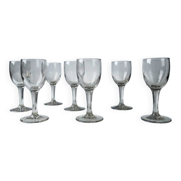 7 bistro glasses from the 1960s
