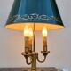 Empire style hot water bottle lamp in bronze