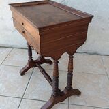 Travailleuse Louis Philippe en acajou