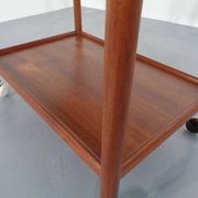 Teak Tea Cart by Hans J. Wegner for Andreas Tuck, Denmark, 1950s
